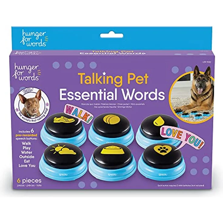 Hunger for Words Talking Pet Essential Words Set, Hundespielzeug – Bild 10