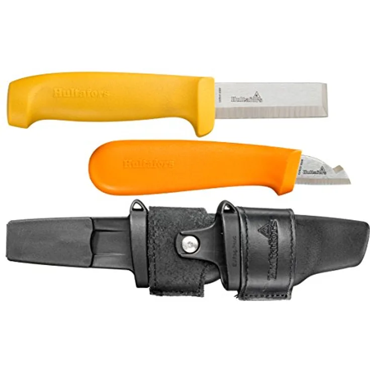 Hultafors Doppelholster STK und ELK, schlagfester PP-Kunststoff, sicherer Halt für Schneidwerkzeuge