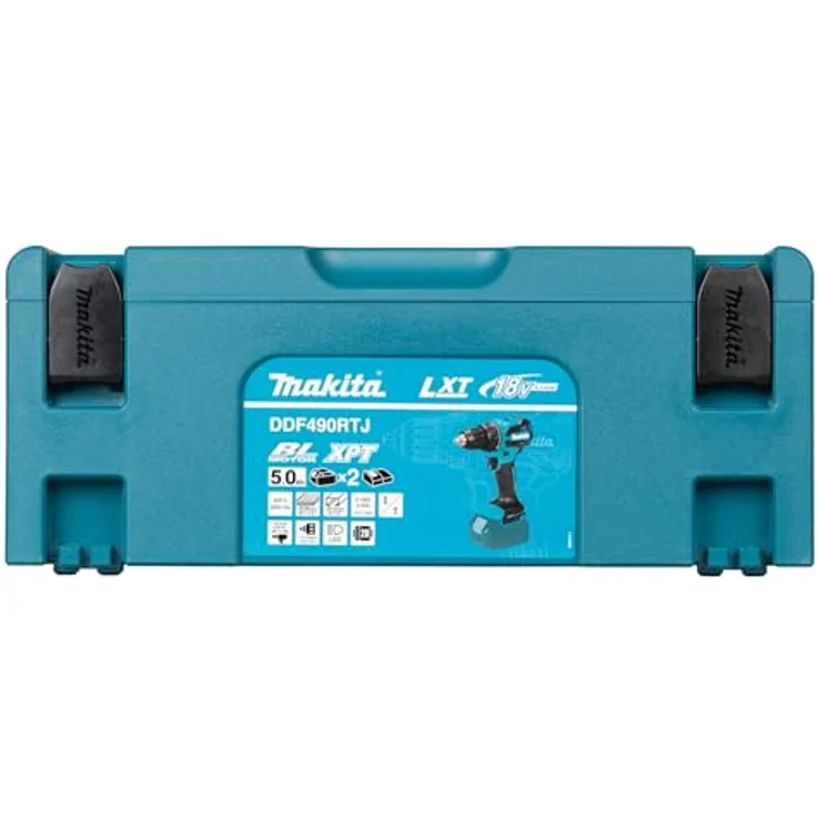 Makita DDF490RFJ Akku-Bohrschrauber 18V, bürstenlos, inkl. 2x 3,0 Ah Akku + Ladegerät, im Makpac – Bild 17