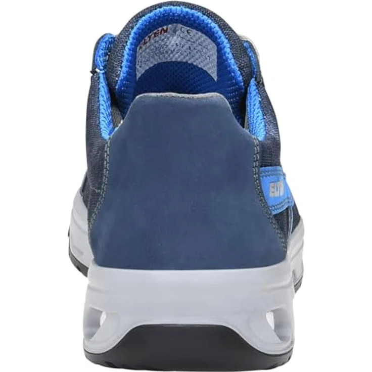 ELTEN NEWTON XX10 blue Low ESD S2 Sicherheitsschuh, hydrophobiertes Nubukleder, atmungsaktives Futter, ESD-fähig, PU/PU Sohle WELLMAXX L10 – Bild 6