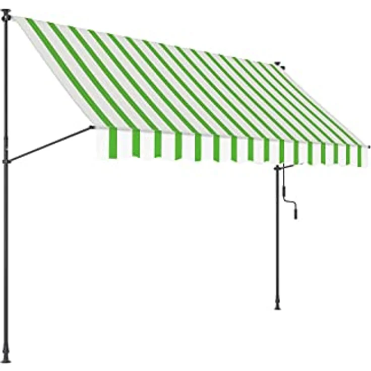 empasa Klemmmarkise 'ILANGA' Balkon Markise Klemm-Markise, UV-beständig und höhenverstellbar, Verschiedene Größen, 150 cm, 200 cm, 300 cm oder 400 cm x 120 cm – Bild 1