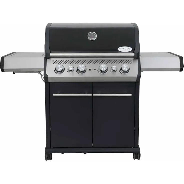 Proregal Gasgrill Gasgrill S-418 mit 4 Hauptbrenner + 3-teiliges Zubehörpaket