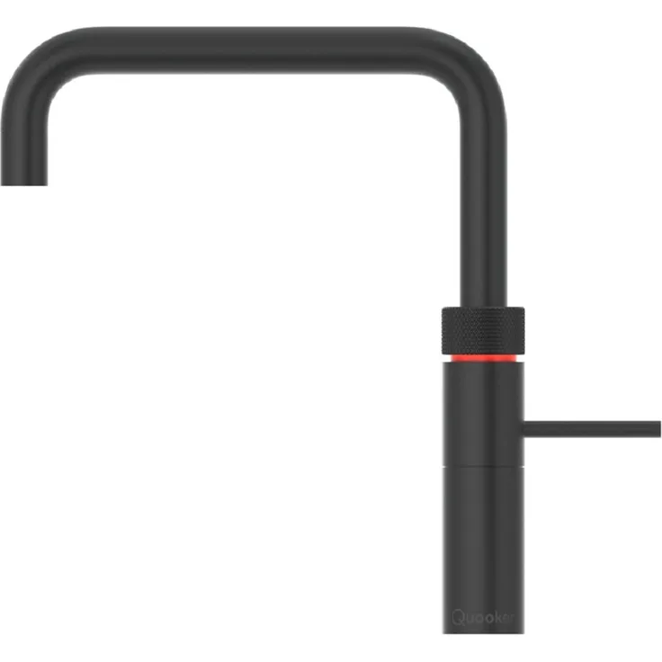 QUOOKER Fusion Square Küchenarmatur mit PRO3 Reservoir, 3 Liter kochendes Wasser, schwarz, inkl. 7 Jahre Garantie