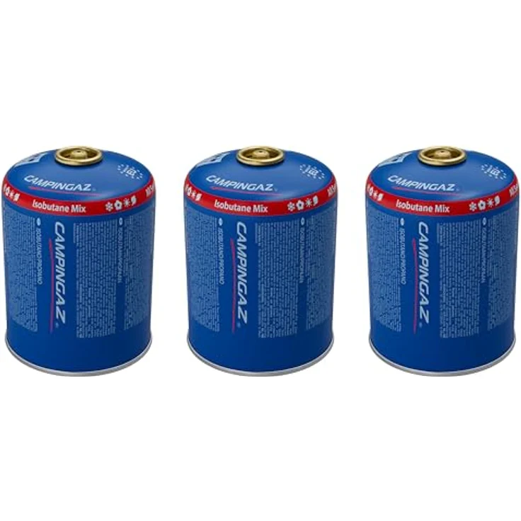 Campingaz CV 470 Plus Gaskartuschen 3er-Pack, Ventilkartuschen mit Easy Clic Plus Technologie, 450 g Butan/Propan Mischung (85%/15%), kompatibel mit Campingkochern und Gaslampen