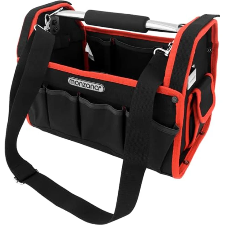 Werkzeugtasche Montagetasche Werkzeugbox Werkzeugkasten Werkzeug Schultergurt L 33 cm – Bild 6