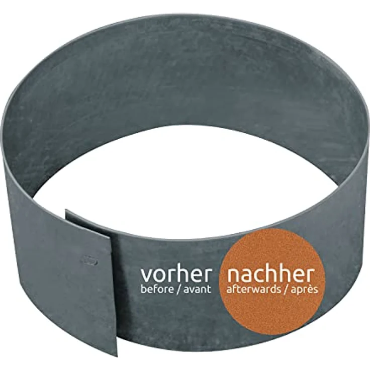 bellissa Rasenkante Kreis Corten 13 cm x Ø 40 cm – Bild 2