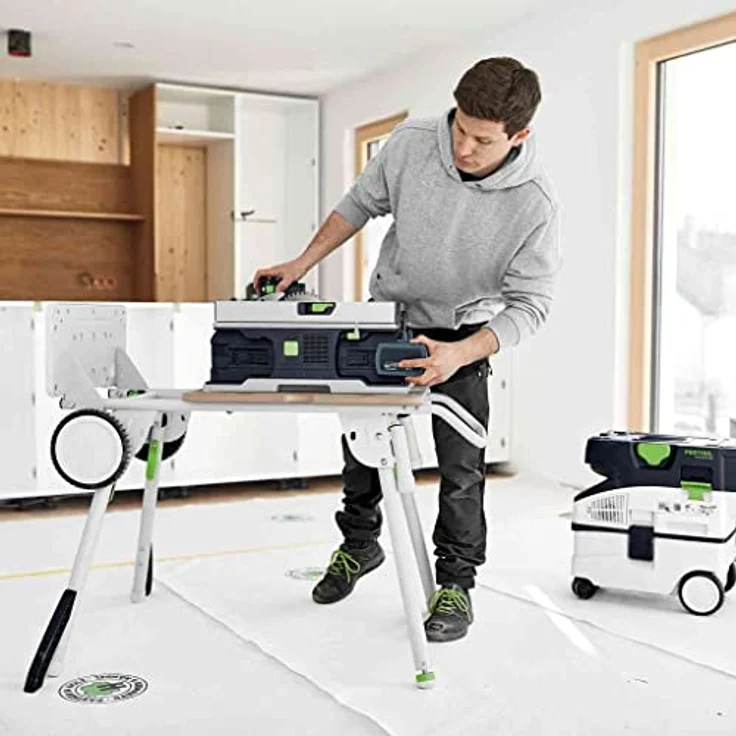 Festool CSC SYS 50 EBI EBI-Plus (577374) (mit Kreissägeblatt, Parallelanschlag, Schiebestock, Winkel-Rastanschlag, Spänefangsack, Spaltkeil, Innensechskantschlüssel, Energie-Set) – Bild 5