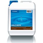 Dr. Schutz Holzseife 5 L, Reinigung und Pflege von Holzboden und Korkboden, Holzbodenseife für geölt & geölt-gewachste Holz- und Korkfußböden, schonender Holzboden Reiniger auf Seifenbasis