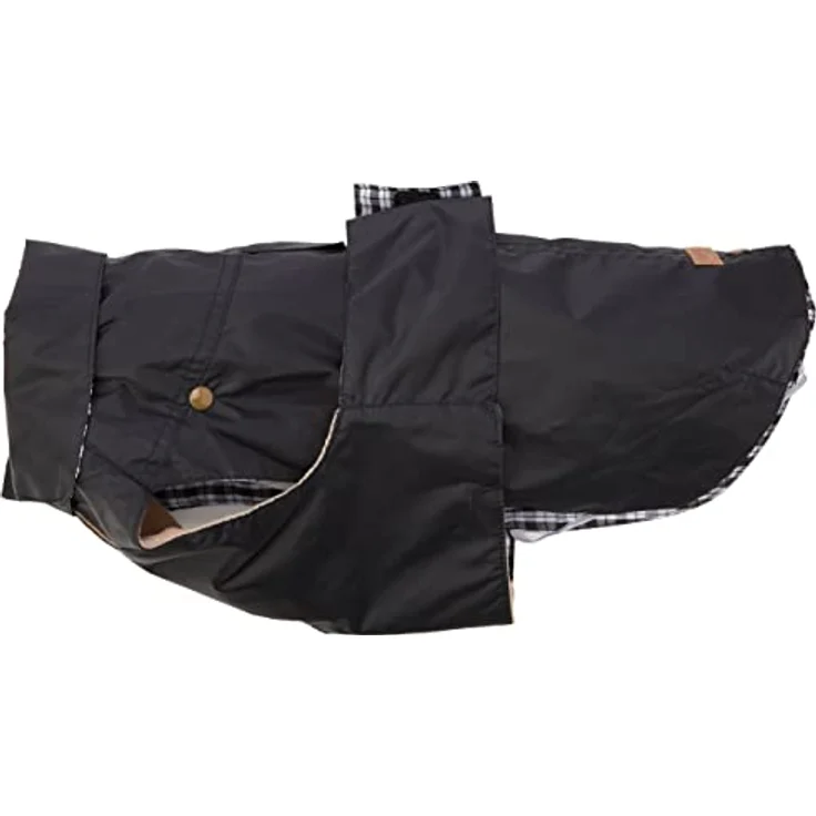 Croci Montreal - Hundemantel, Wintermantel, wasserdichte Jacke, Größe 40 cm, schwarz – Bild 1
