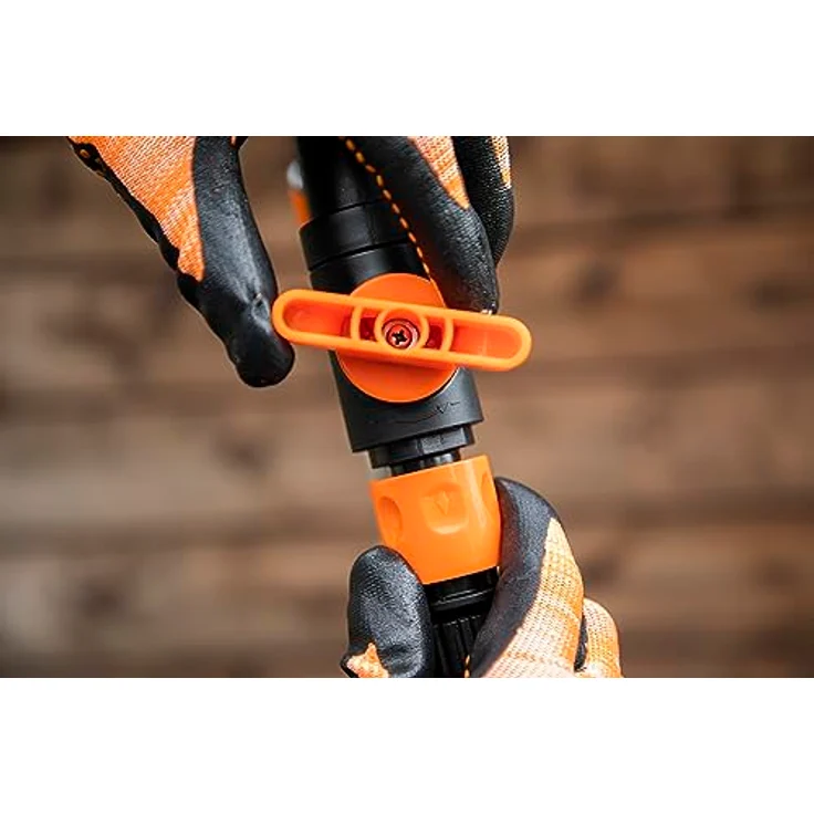 Yardforce Akku-Regenfasspumpe LX CWP1, 20 V Tauchpumpe mit 2 bar Druck und 2000 l/h Fördermenge, orange-schwarz – Bild 5