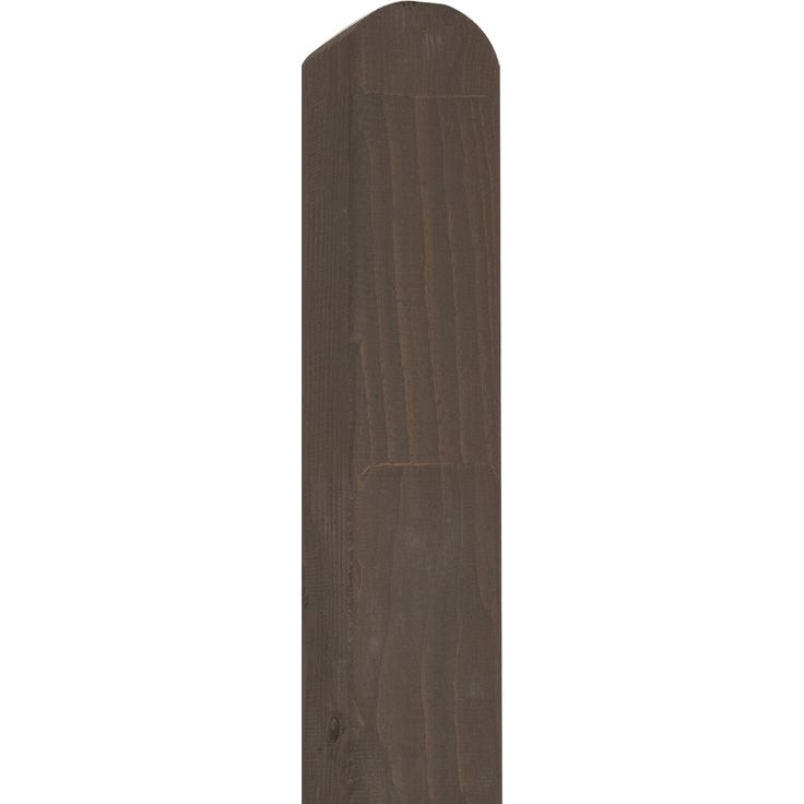 andrewex Zaunpfosten 'Bohlenzaun', Kiefer grau, 9 x 9 x 185 cm, glatt, lasiert, Holzschutz auf Wasserbasis