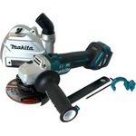 Makita DGA 514 RGJU1 Akku Winkelschleifer 18 V 125 mm Brushless + 2x Akku 6,0 Ah + Ladegerät, mit AWS und ADT Technology