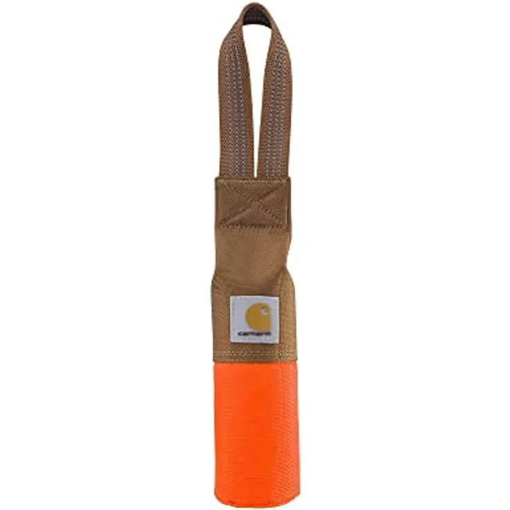 Carhartt Hundespielzeug Retrieving Bumper, orange, verstärkter Stoff mit doppelten Polyamid-Nähten, Carhartt Etikett