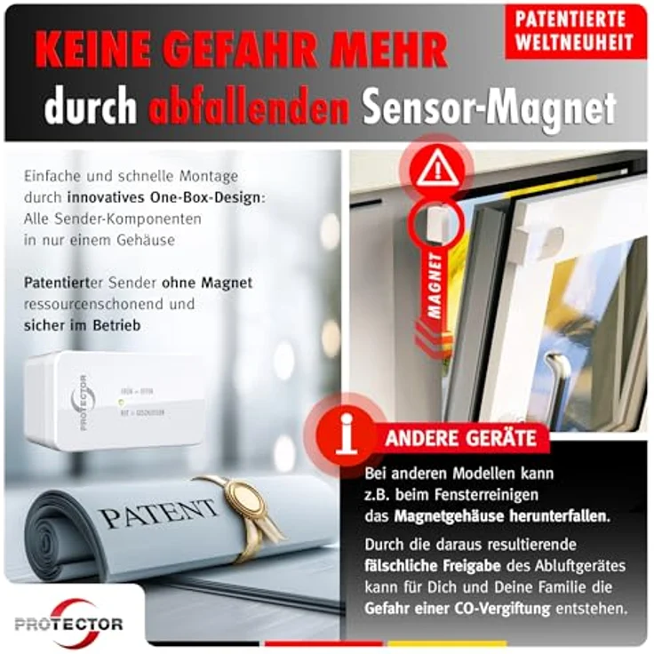 Protector ASF-510, Zeitschaltuhr für Abluftsteuerung mit programmierbarem Timer – Bild 3