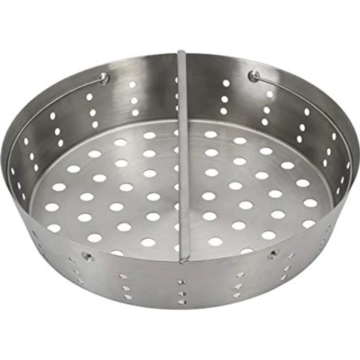 Big Green Egg Fire Bowl Holzkohlekorb (2XL), verzinkter 304 Edelstahl mit praktischen Griffen für schnelles Anheizen – Bild 2