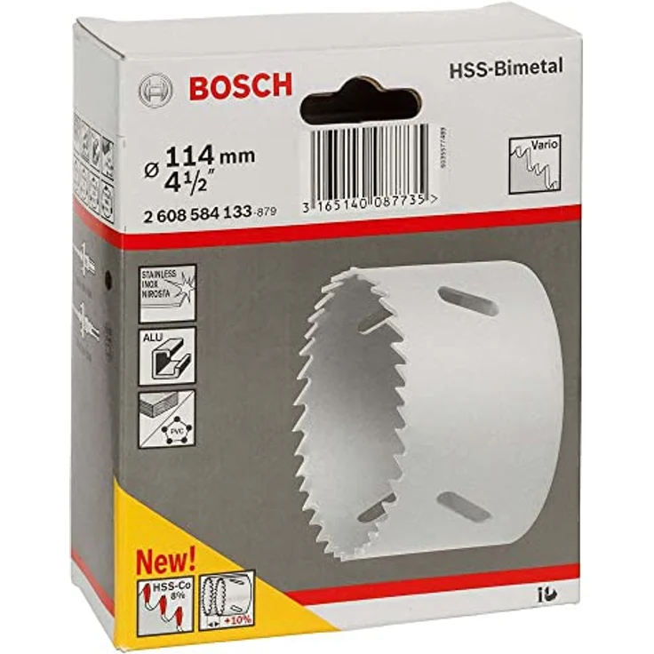 Bosch Professional Lochsäge HSS-Bimetall für Standardadapter (Ø 114 mm) - Preisvergleich – Bild 2