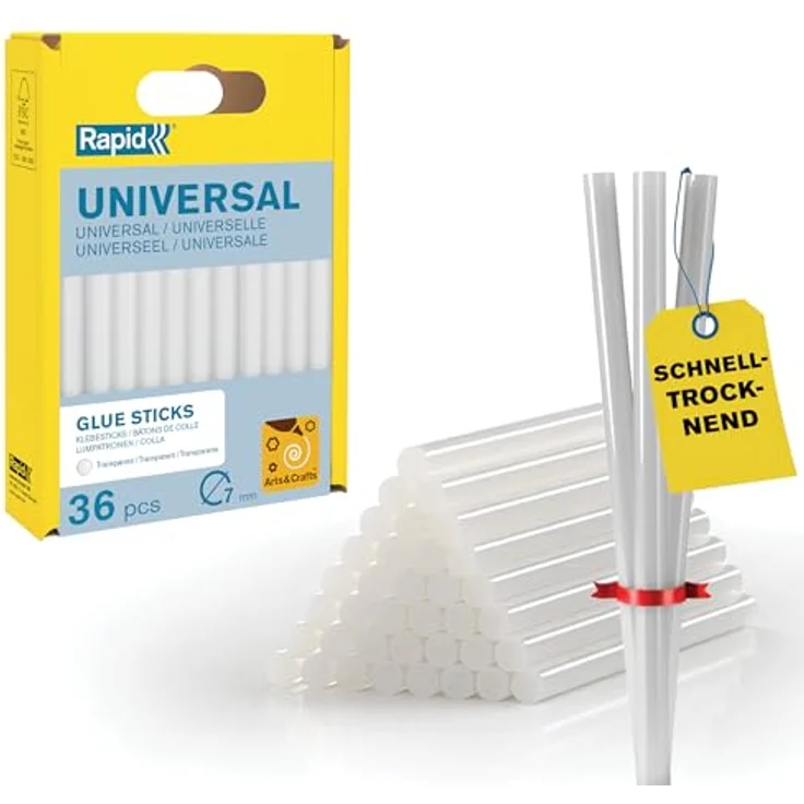 Rapid KLEBESTICKS 7MM UNIV.TRANSP 125G – Bild 2