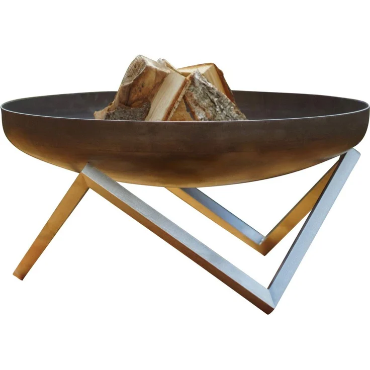 Svenskav Design-Feuerschale Z Super XXL 79 x 79 x 39 cm – Bild 2
