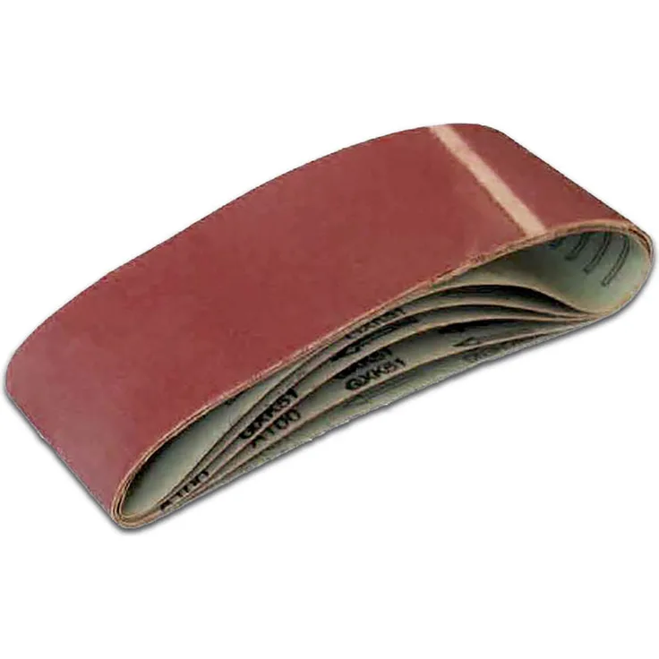 10x Schleifbänder Schleifband 75x457 mm Gewebebänder Korn 120