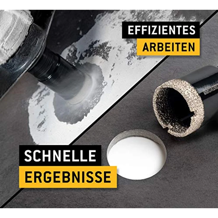 Amboss - Diamant Bohrkrone 5 mm (M14) für Winkelschleifer | Geeignet für Feinsteinzeug, harte Fliesen, Granit etc. – Bild 3