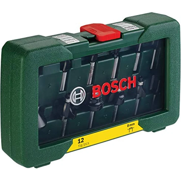 Bosch HM-Fräser-Set 12-teilig (Zubehör für POF 1200 AE und POF 1400 A) – Bild 2