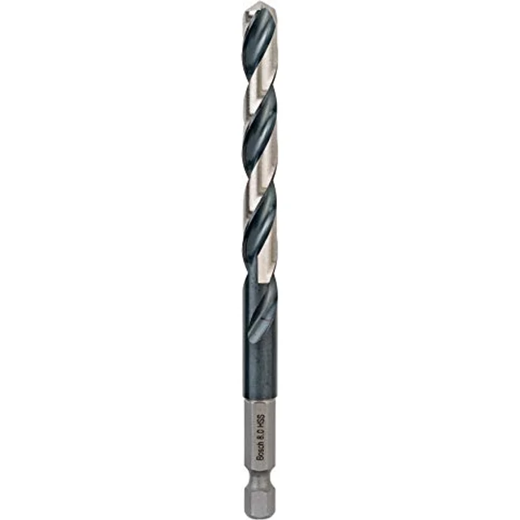 Bosch Accessories Metall-Spiralbohrer 8 mm, HSS mit oxidbeschichteter Spiralnut, Gesamtlänge 117 mm, 1 Stück – Bild 2
