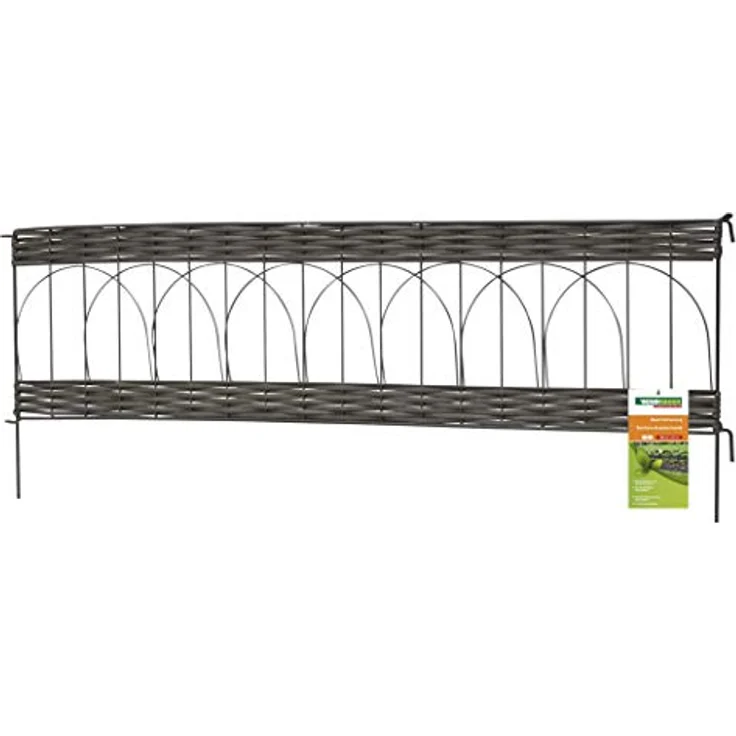 Beeteinfassung PVC Rattan, 35 x 100 cm – Bild 5