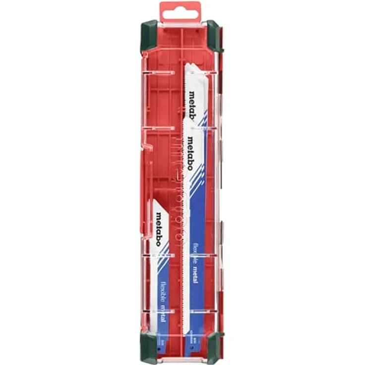 metabo Säbelsägeblatt metal (Set, 20-St), für Metall 150x0,9 mm/225x0,9 mm, präzise Schnitte, praktische Aufbewahrungsbox – Bild 3