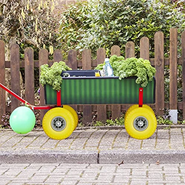 Relaxdays 8 x Sackkarrenrad, pannensichere Vollgummireifen, 3.00-4 Zoll, 20 mm Achse, bis 80 kg, Ersatzrad 260x85mm, schwarz-rot – Bild 3