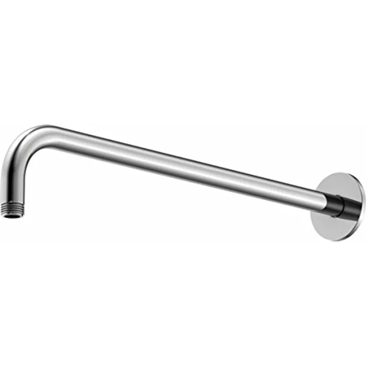 Steinberg 100 7910 Auf Hochglanz polierte Premium Brause-Arm Halterung zur Montage mit 450 mm Ausladung Brausearm Wandmontage, Chrom
