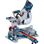 Bosch Professional mobile Kapp- und Gehrungssäge GCM 305-254 D (schneidet bis zu 90 x 305 mm, inkl. 1x Kreissägeblatt, 2x Werkstückauflage, Staubbeutel, Klemme)