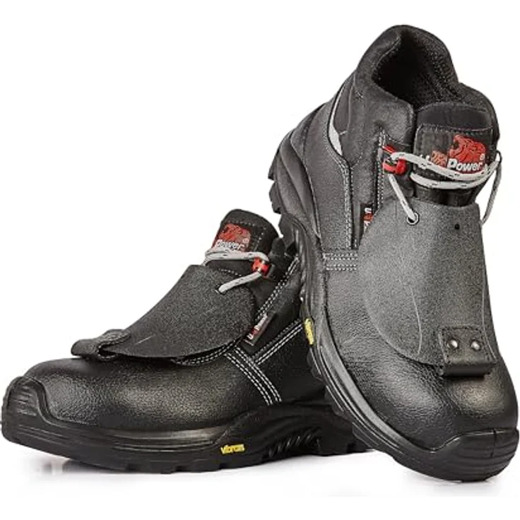 U-POWER Sicherheitshochschuh DEPP S3 HRO HI SRC, robuster Arbeitsschuh aus Leder, Größe 46 – Bild 4