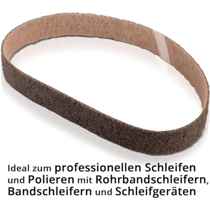 STAHLWERK Schleifvlies grobe Körnung 40 x 760 mm Schleifband | Vliesbänder | Poliervlies | Universal-Schleifbänder | Schleifmittel für Rohrbandschleifer, Bandschleifer und Schleifgeräte – Bild 3
