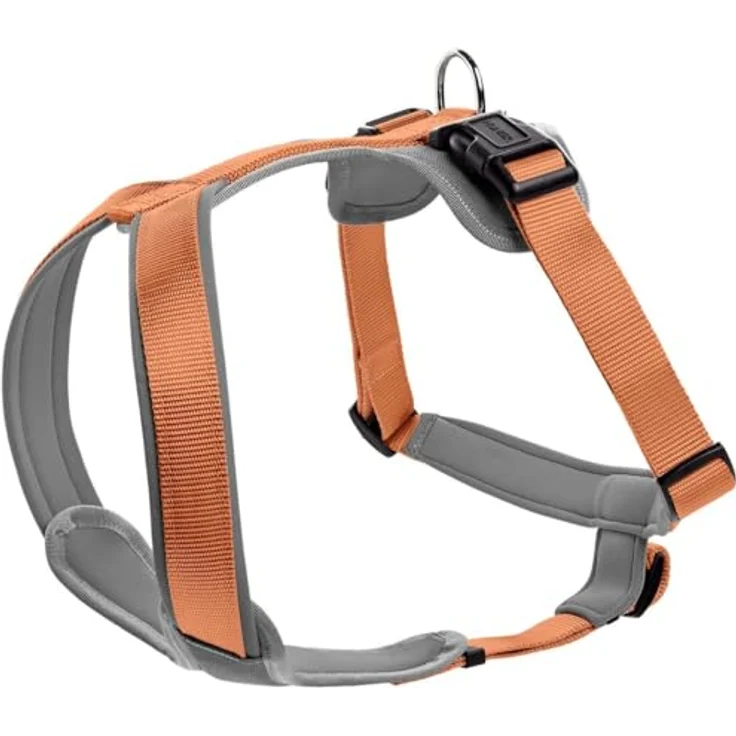 HUNTER Neopren-Geschirr, Strapazierfähiges Nylon mit Reflektierenden Nähten, Kupfer/Grau, Größe:M/1 – Bild 1