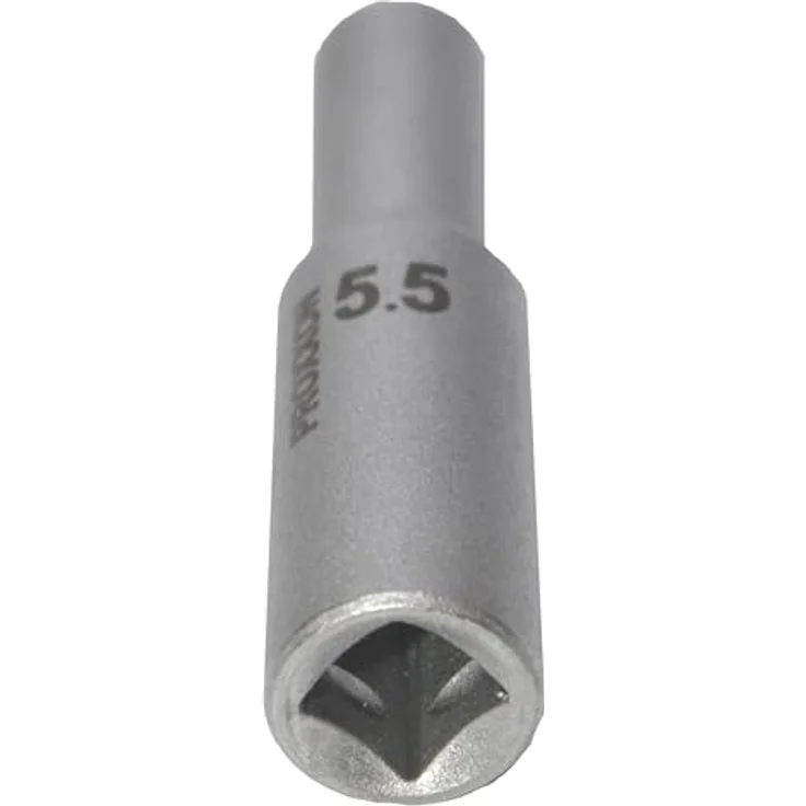 PROXXON INDUSTRIAL Bohrer- und Bitset 23769, 1/4'' Tiefbett-Steckschlüsseleinsatz aus CrV-Stahl, Gesamtlänge 50 mm – Bild 3