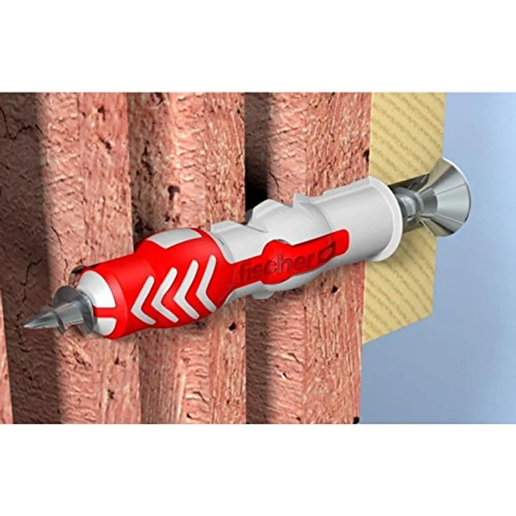 Fischer Duopower Universaldübel 2 K, Ø 6 x L 30 mm, 28 Stk., Nylon, für alle Baustoffe geeignet – Bild 4