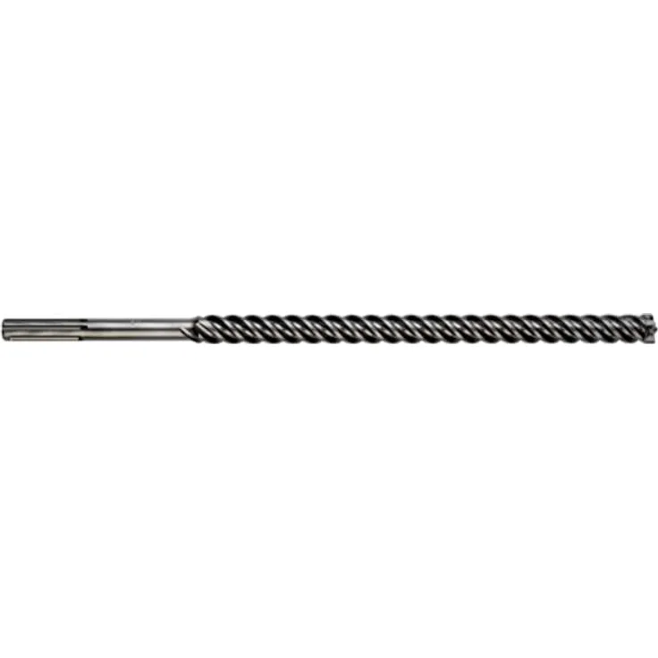 Metabo SDS-max P4P Bohrer 18 mm x 540 mm, robuster Vollhartmetall-Bohrkopf für Stahlbeton und Naturstein