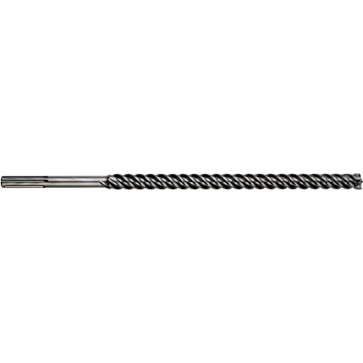 Metabo SDS-max P4P Bohrer 18 mm x 540 mm, robuster Vollhartmetall-Bohrkopf für Stahlbeton und Naturstein