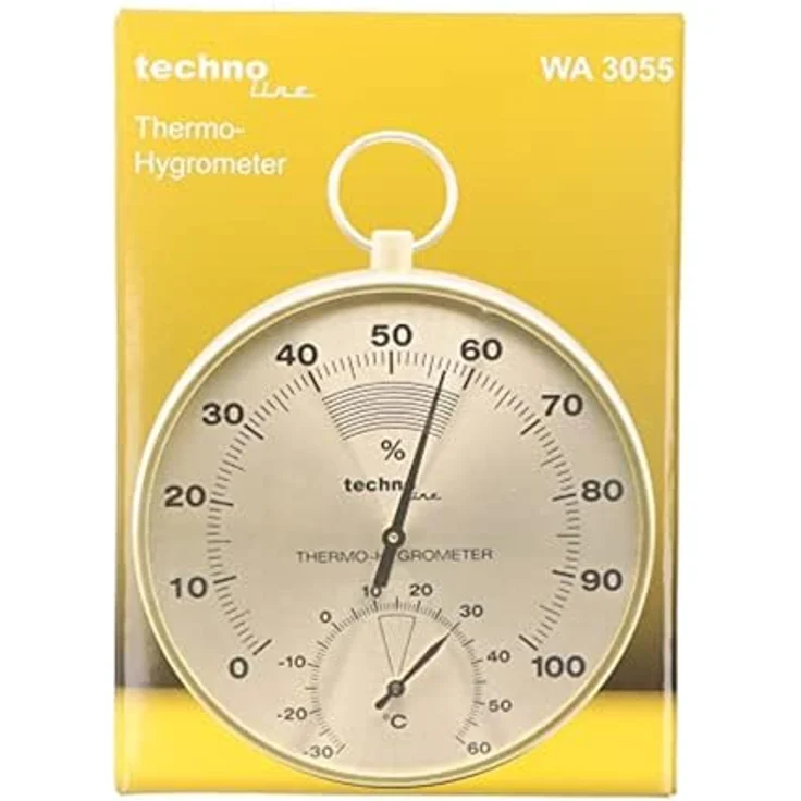Technoline Thermometer / Hygrometer WA3055 messing – Bild 4