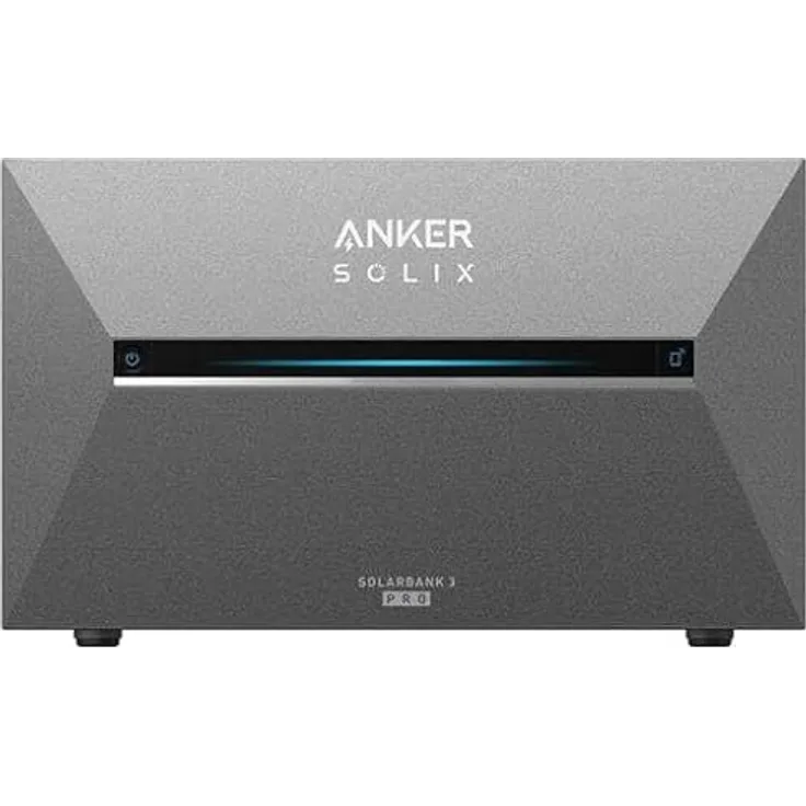 Anker Solix Solarbank 3 E2700 Pro, Stromspeicher mit 2,68 kWh Kapazität, erweiterbar auf 16 kWh, bidirektionales Laden bis 1200 W, IP65 wetterfest, bis zu 8 Solarmodule, 3600 W Solareingangsleistung