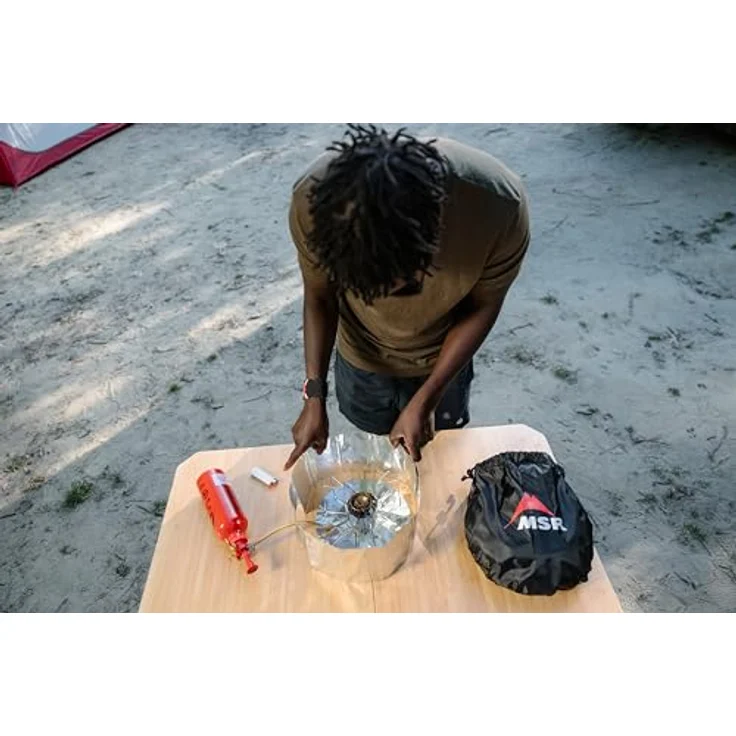 Msr Dragonfly, Flüssigbrennstoff-Campingkocher mit präziser Flammenregelung für große Töpfe bis 23 cm – Bild 2