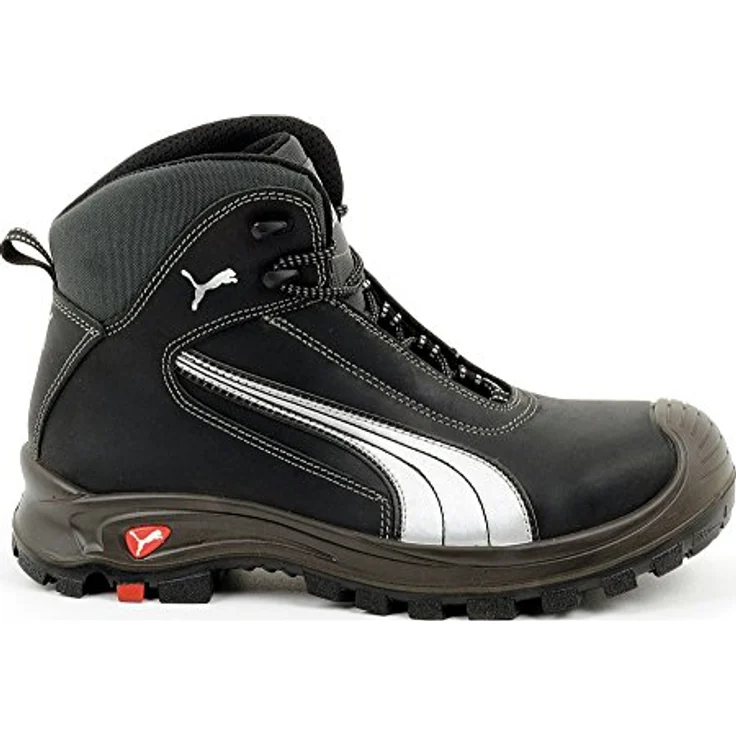 "PUMA Safety Cascades Mid, Sicherheitsschuh mit Fiberglaskappe und Evercomfort Fußbett, schwarz" – Bild 6