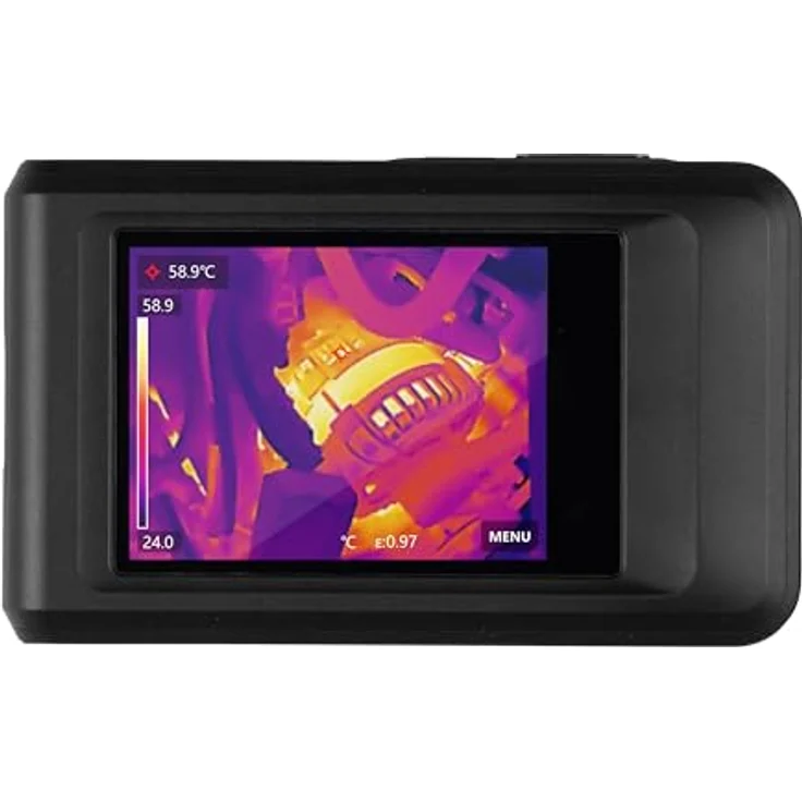 Testboy TV 296, Wärmebildkamera mit 3,5 Zoll Farb-Display, 256x192 Bildpunkten, -20 bis +400°C, 16 GB Speicher, Bluetooth und WiFi – Bild 1