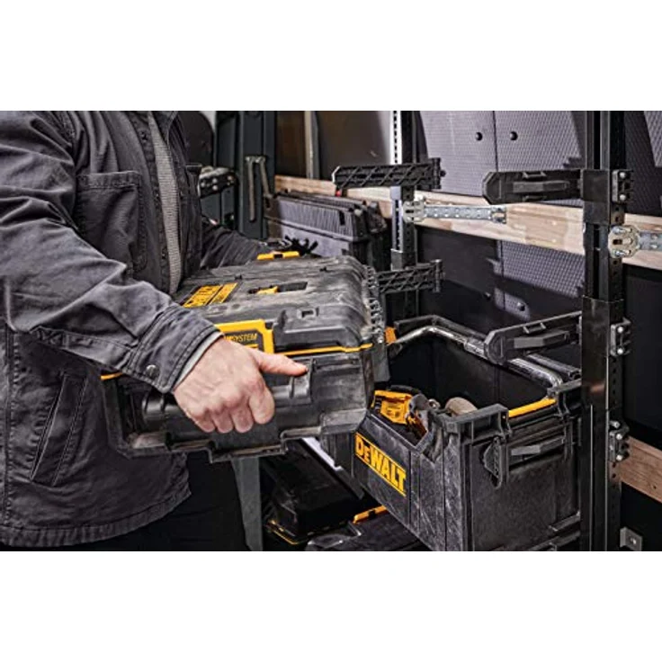 DeWALT TOUGHSYSTEM 2.0 DS165 Small Box Werkzeugkiste, schwarz,gelb – Bild 4
