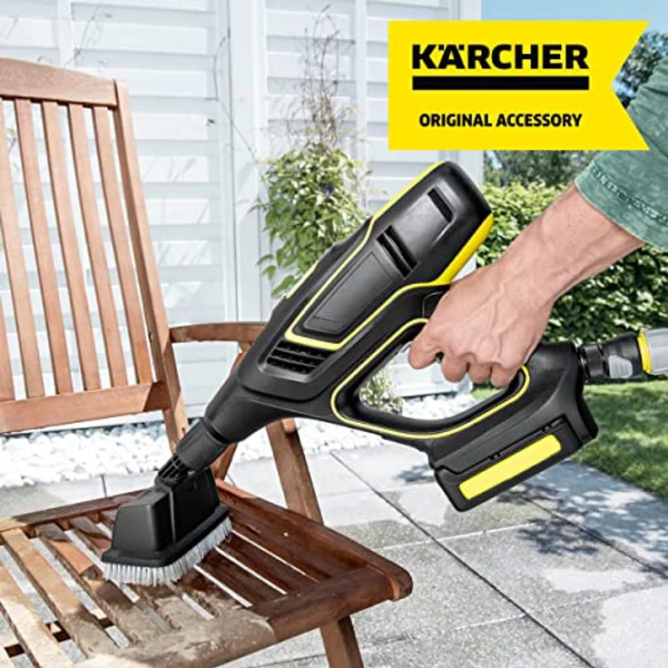 Kärcher Flächenreiniger PS 20 für den Kärcher KHB 6 und KHB 5 (Zwei Verlängerungsrohre, Spritzschutz, 90° drehbar, zwei integrierte Düsen mit Borsten) – Bild 6