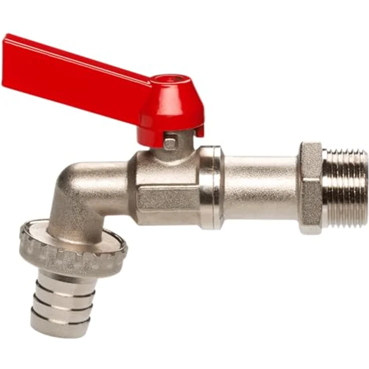 GARDENA Kugel-Auslaufventil: Auslaufhahn für den Innen- und Außenbereich, 33.3 mm (G 1 Zoll)-Gewinde, für 19 mm (3-4 Zoll)-Schläuche (7333-20) Bewässerungszubehör – Bild 2
