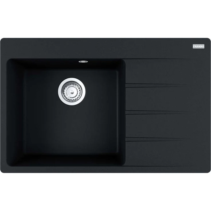 FRANKE Einbauspüle Maris Centro CNG 611-78 A Onyx Edelstahl ab 50cm, Flächenbündig/Einbauspüle, Sanitized® & hitzebeständig bis 280 °C – Bild 1