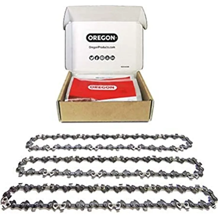 Oregon 3er-Pack Sägenkette 35 cm 3/8" LP für 35 cm Schiene - 50 Antriebsglieder, 1.3mm - rückschlagsarme Kette kompatibel mit verschiedenen Stihl-Modellen