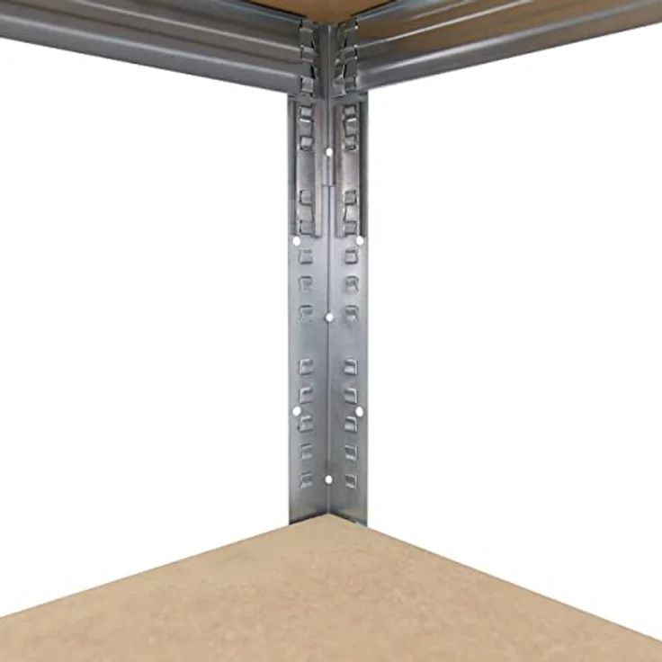 PROFI Steckregal 200x120x40 cm verzinkt mit 5 Böden - Shelfplaza – Bild 5