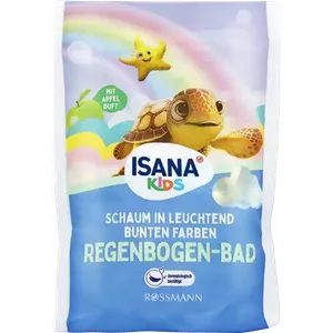 Bild für ISANA Kids Regenbogen-Bad – Bunter Badeschaum mit Apfelduft